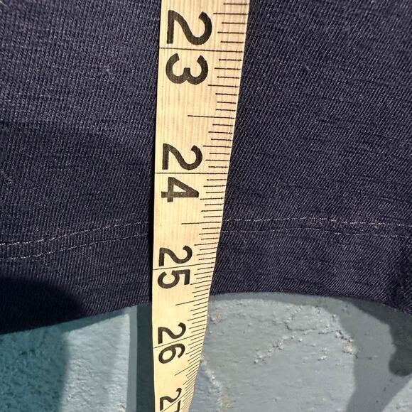 NWT Croft & Barrow Size XXL Knit Sleeveless Top Embroidered Neckline Navy Comfy - Picture 5 of 8